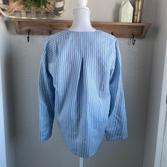 VINCE Womens Oversized Silk Button Down Shirt L - Picture 6 of 6